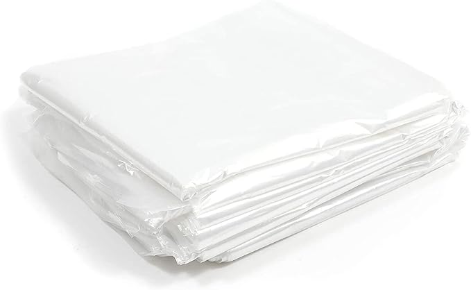 Juvale Clear Plastic Garment Bag - Dress Bags for Gowns & Dry Cleaner Covers - Hanging Clothes Organizer & Clothes Storage - 21 x 72 in, Pack of 50