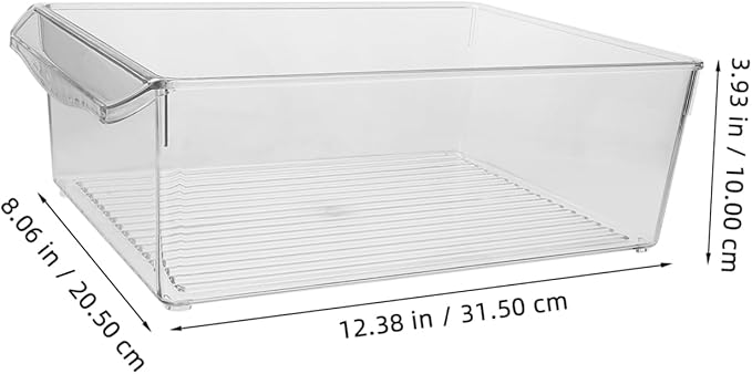 Cabilock Beer Rack Refrigerator Organizers Storage Pulling Type Container Fruit and Food Storage Box