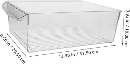 Cabilock Beer Rack Refrigerator Organizers Storage Pulling Type Container Fruit and Food Storage Box