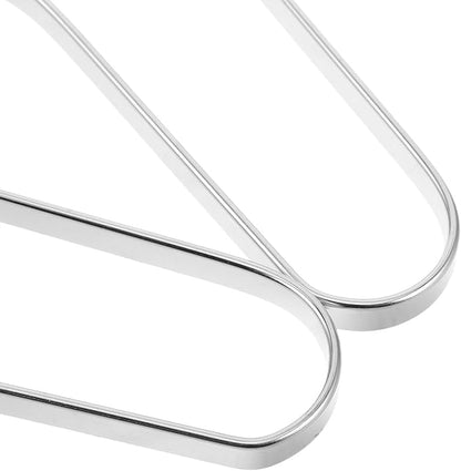 Garneck 4pcs Stainless Steel Shoe Drying Rack with Double Hooks, Hanging Boot Organizer for Closet Storage, Space-saving Shoe Display Rack for Home Use