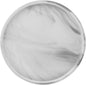 12" Large Ceramic Vanity Tray, Circle Perfume Plate Organizer, Jewelry Holder Dish, Non Slip Decorative Tray for Bathroom, Bedroom, Kitchen, Coffee Table (Marble Grey)