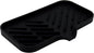 Yasmen Silicone Bathroom Soap Dishes, Sink Sponge Holder for Kitchen, Rubber Soap Dish with Drain, Shower Soap Sponge Tray, Sink or Counter Organizer, for Bar Soap, Bottle, Dish Soap Dispenser-Black