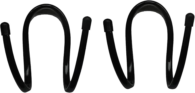 （ Upgraded ） Flexible Over The Car Seat Hard Hat Rack Holder - Portable Helmet Hanger Rack Hook for Coats, Hats, Caps, Safety Helmet, Fire Helmet, Motorcycle Helmet — 2/PK- No Helmet
