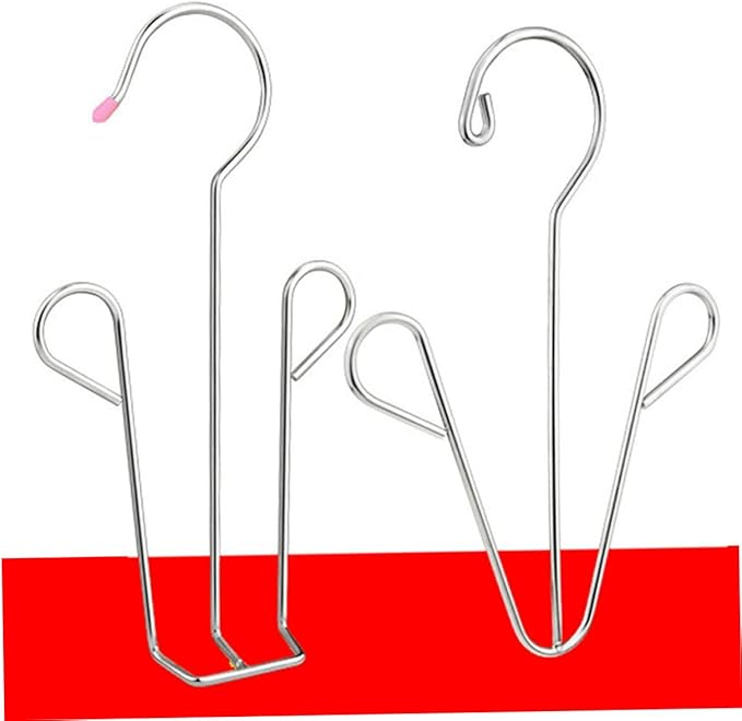 Foldable Shoe Rack Organizer 2pcs Stainless Steel Shoe Drying Rack Hanger Door Hanging Organizer Dry