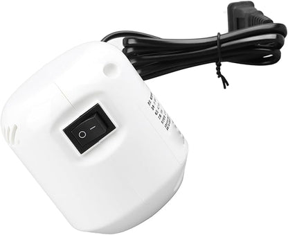 Powerful White Electric Storage Bag Pump for Efficient and Easy Compression of Vacuum Bags