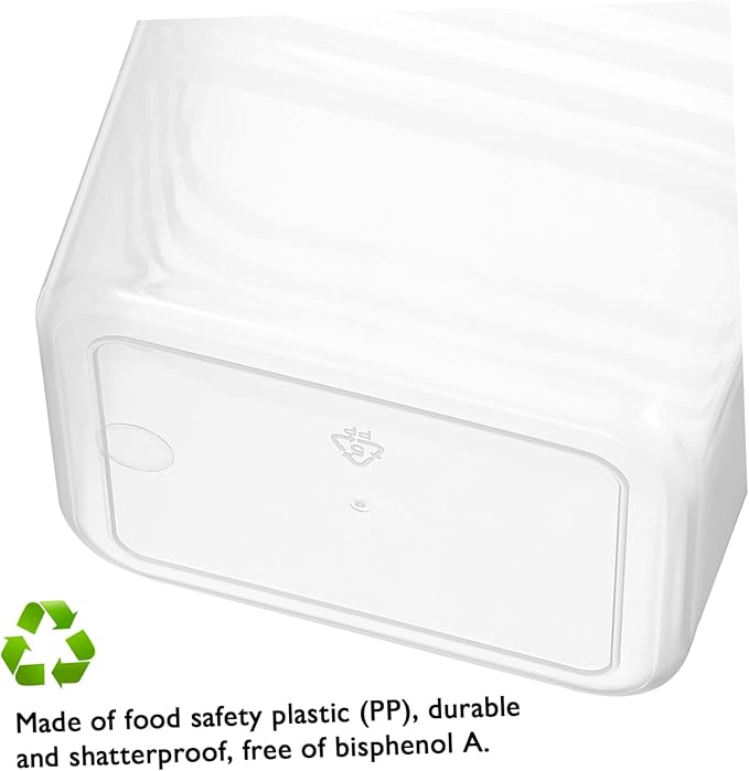PRETYZOOM 2pcs Beverage Organizer Holder Storage Boxes for Refrigerator Containers for Organizing