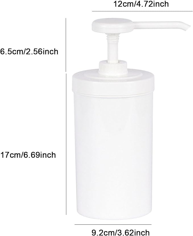 Sauce Dispenser Pump Ketchup Syrup Pump 1L Honey Jar Container Salad Condiment, 10CC