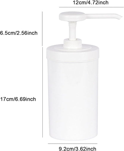Sauce Dispenser Pump Ketchup Syrup Pump 1L Honey Jar Container Salad Condiment, 10CC