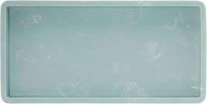 Nicole Miller - Vanity Tray, Resin Countertop Accessories, Dorm Room Essentials (Kendall Collection, Oasis)