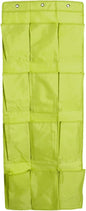 Ruilogod Home Oxford Cloth 12 Pockets Over the Door Hanging Shoes Organizer Green (id: 50a 3ac eb8 44a 6e2