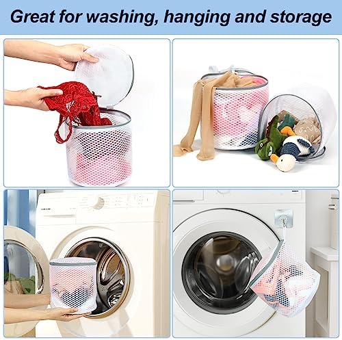 Vivifying Bra Laundry Bags, 2 Pack, 7 x 7.5 Inch Mesh Wash Bags - Image 6