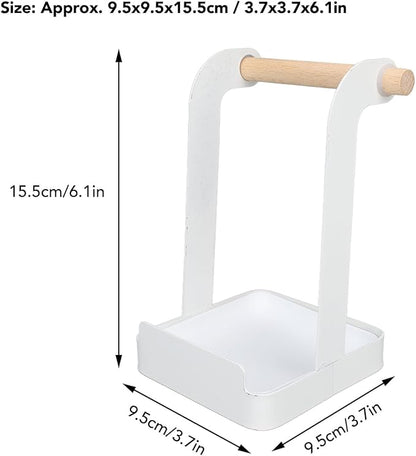 TOPINCN Pot Lid Holder, Multifunctional Pot Lid Ladle Holder Stand Kitchen Cookware Organizer Rack Spoon Rest Stand Cooking Utensil Rest, Cutting Board Rest Kitchen Utensils Drip Tray