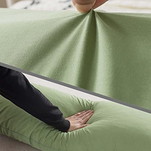 WhatsBedding Memory Foam Body Pillow with Cover, Long Bed Pillow for Adults - Image 3
