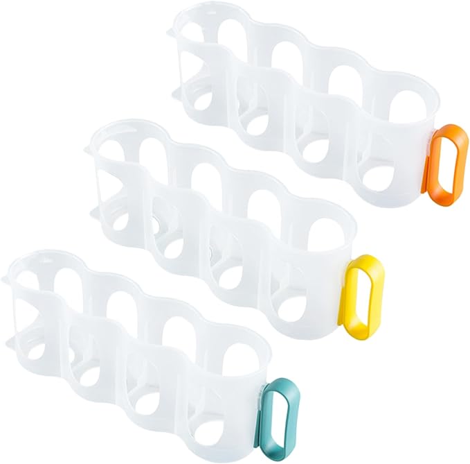 3pcs Drink Can Organizer Versatile Fridge Storage Holders for Beer Soda and Kitchen Cans Design for Easy Organization Kitchen Bar Office Spaces