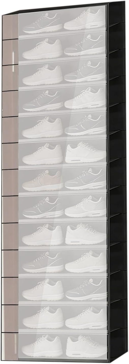 Shoe Organizer, 26-Pocket Storage Capacity, Non-Woven Fabric, Over the Door Footwear Rack, Breathable Mesh Pocket Hanging Shoe Storage, Foldable Design, for Home Organization