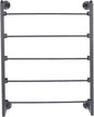 5 Tier Wall Mounted Scarf Rack, Metal Ribbon Storage Organizer, Multi-Purpose Retail Display Tie & Scarf Rack, Space-Saving Shawl Belt Towel Storage Rack for Home Clothing Retail Store