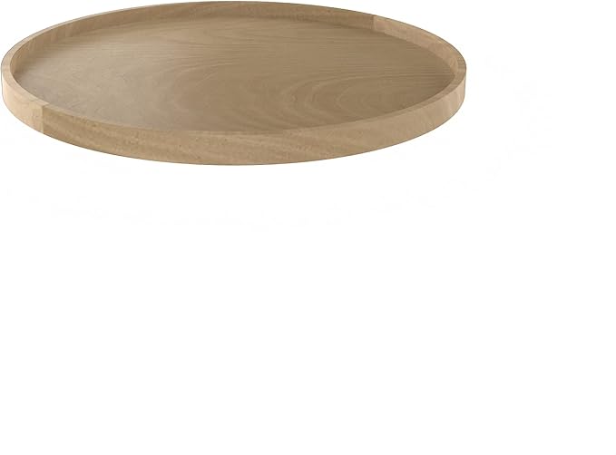 Rev-A-Shelf - 4WLS001-28-B52 - 28 in. Wood Full Circle Lazy Susan Single Shelf with Swivel Bearing