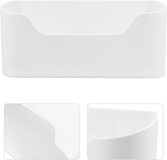 2pcs Adhesive Wall-mounted Kitchen Cabinet Door Organizer with Abs Storage Box for Bathroom Makeup and Office Supplies Compact Space-saving Holder for Home and Restaurant Use