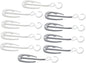 PRETYZOOM 10pcs Shoe Drying Rack Double Hooks Portable Hanging Shoe Organizer for Home and Shop Efficient Storage and Display Grey and Colors