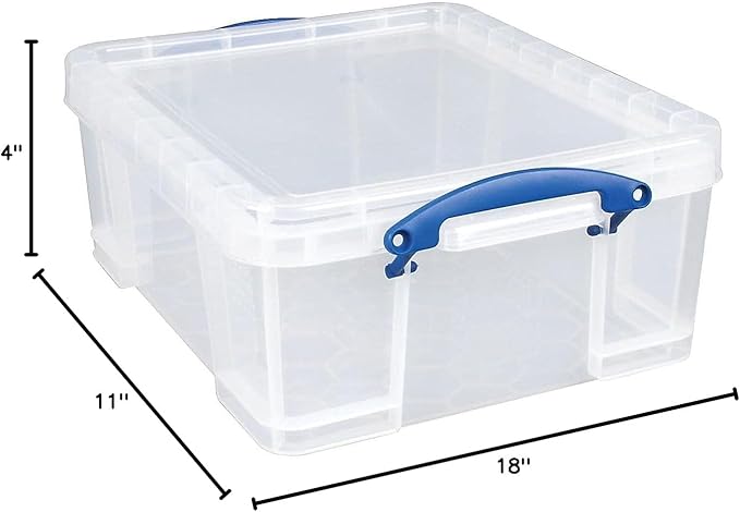 Really Useful Box 17 Liter Snap Lid Storage Bin