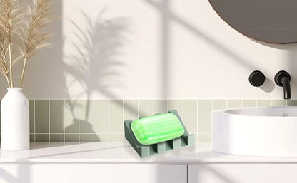 Soap Dish, Bar Soap Holder for Shower for Bathroom, Kitchen, Bathtub, Easy to Clean, Keep Soap Dry, Extend Soap Life