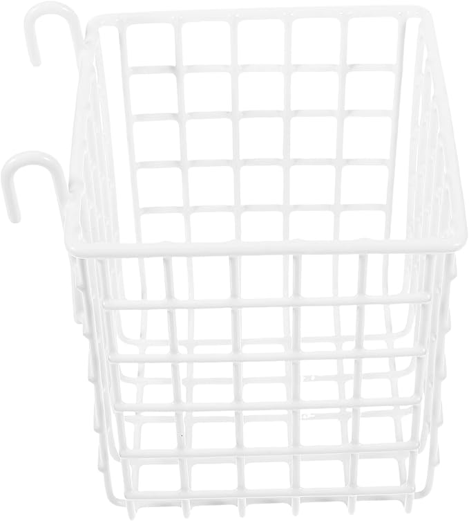 4pcs Over the Door Wire Basket Organizer Sturdy Iron Hanging Storage Basket for Kitchen Pantry Craft Space Saving with Capacity and Resistant Finish