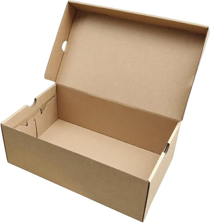 Gralara Shoe Storage Box, Shoes Display Case, Easy Assembly Shoes Holder, Dustproof Shoes Organizer for Under Bed Home Entryway, 35cmx25cmx12cm