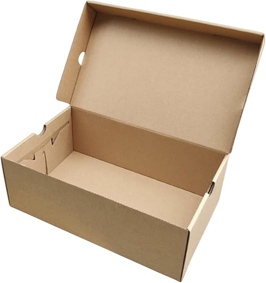 Gralara Shoe Storage Box, Shoes Display Case, Easy Assembly Shoes Holder, Dustproof Shoes Organizer for Under Bed Home Entryway, 35cmx25cmx12cm