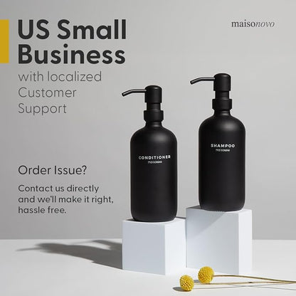 MaisoNovo Bamboo Soap Tray | Wooden Bathroom Soap Dispenser for CounterTop