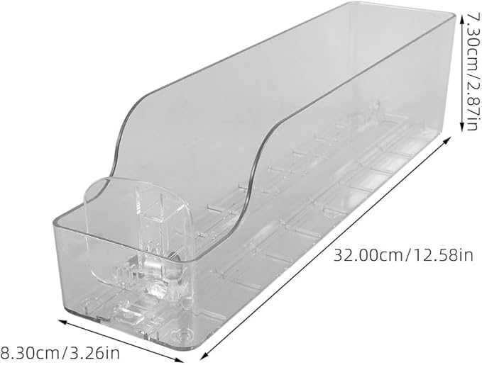 Automatic Drink Dispenser and Organizer for Refrigerator Versatile Can Holder for Soda and Beverages Space-saving Storage for Home and Convenience Stores