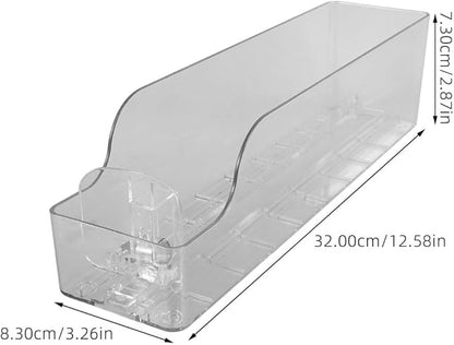 Automatic Drink Dispenser and Organizer for Refrigerator Versatile Can Holder for Soda and Beverages Space-saving Storage for Home and Convenience Stores