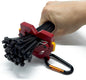 One Touch Cable Tie Holder/Zip Tie Organizer (Red)
