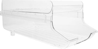 Zerodeko Refrigerator Beverage Storage Rack Carbonated Drinks Rolling Dispenser for Easy Access and Organization Kitchen and Fridge Capacity Can Organizer for Efficient Beverage Storage