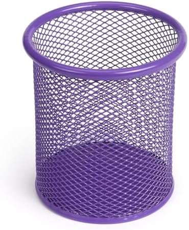 Tamaki Pen Holder Cup for Desk, Wire Mesh Pencil Cup Holder, Purple by Tamaki