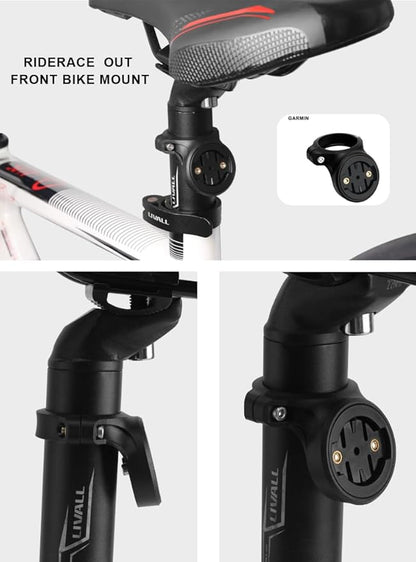 Bike Seat Post Tail Light Mount Bracket,Suitable for Garmin Varia Seat Columns, Accessories Fixed on 25.4mm, 28.6mm, 31.4mm