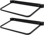 Cyrank Wall Mounted Shoe Storage Rack, Foldable RV Shoe Rack Space Saving Hanging Organizer Aluminum Alloy in Camping RV Travel (Black)