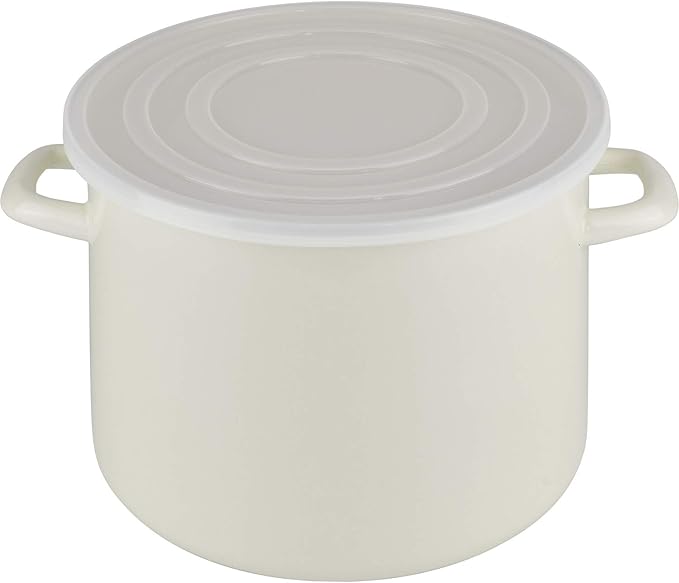 Wahei Freiz RE-7245 Storage Container, Convenient for Storing Plum Dried, Miso, Bruka Soaked, Rice Storage, Hollow Stock Pot, 9.4 inches (24 cm)