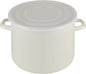 Wahei Freiz RE-7245 Storage Container, Convenient for Storing Plum Dried, Miso, Bruka Soaked, Rice Storage, Hollow Stock Pot, 9.4 inches (24 cm)