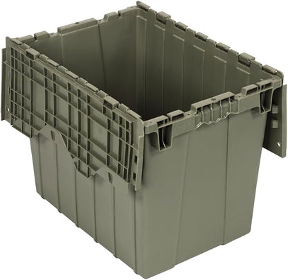 Quantum QDC2115-17 Distribution Bin, Heavy Duty Attached Top Container, 15-1/8"W x 21-7/8"L x 17-1/4"H Overall Size
