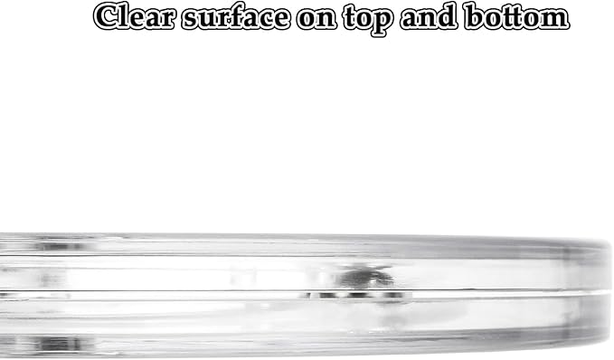 4PCS 6 inch Small Lazy Susan Turntable Clear Acrylic Lazy Susan Mini Acrylic Ball Bearing Rotating Tray for Spice Rack Table Cake Kitchen Pantry Decorating