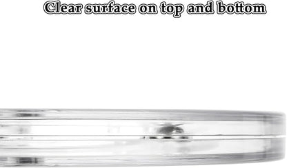 4PCS 6 inch Small Lazy Susan Turntable Clear Acrylic Lazy Susan Mini Acrylic Ball Bearing Rotating Tray for Spice Rack Table Cake Kitchen Pantry Decorating