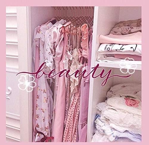 30Pack Koobay 13" Children Rose Copper Gold Shiny Metal Wire Top Clothes Hangers for Shirts Coat Storage & Display