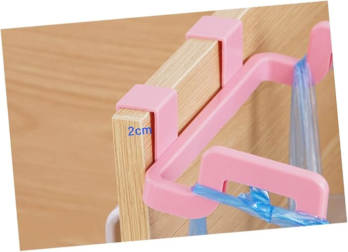 Garneck Hanging Cabinet Trash Can Garbage Bag Rack Rubbish Bag Rack Lid Holder for Kitchen Bathroom Drawer (fits Doors 2cm Thick)