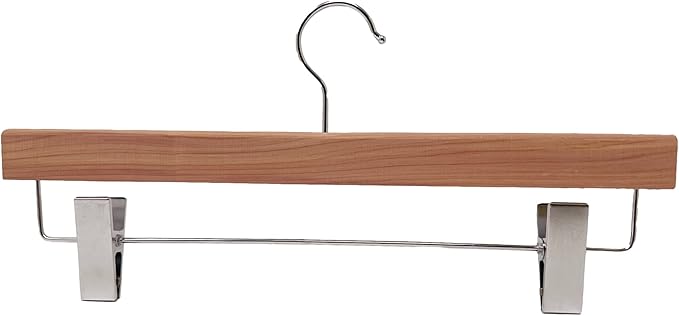 Cedar Elements Luxury Cedar Pant Hangers/Skirt Hangers -12/Box