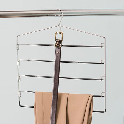 Home Basics Chrome Trouser Hanger Black