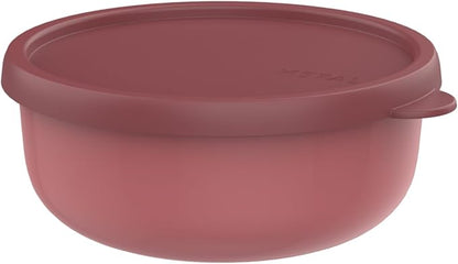 Mepal - Lumina Microwave - Food Storage Containers with Lid for Fridge, Freezer, Steamer & Microwave - Microwave Bowls with Lid - Storage Box - 750 ml - Vivid Mauve
