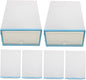 Thickened Plastic Shoe Boxes 6 Pack Stackable Storage Keep Your Shoes Clean Tidy
