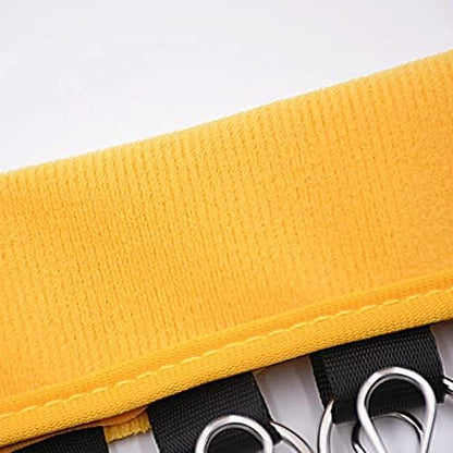 Hat Organizer Holder Baseball Cap Rack Home Organizer Storage Wall Door Hanger Holder Closet Hanger Kitchen Towel Storage Rack (Yellow)