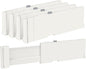 Vtopmart 4 Pack Drawer Dividers for Clothes, 4" High 11.3"-17" Adjustable Expandable Dresser Drawer Organizer, Plastic Drawers Separators for Dresser, Baby Clothes, Underwear, Kitchen & Office Storage