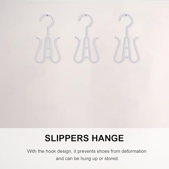 10pcs White Plastic Shoe Organizer Hooks, Multi-functional Shoe Drying and Hanging Rack for Home Closet Storage